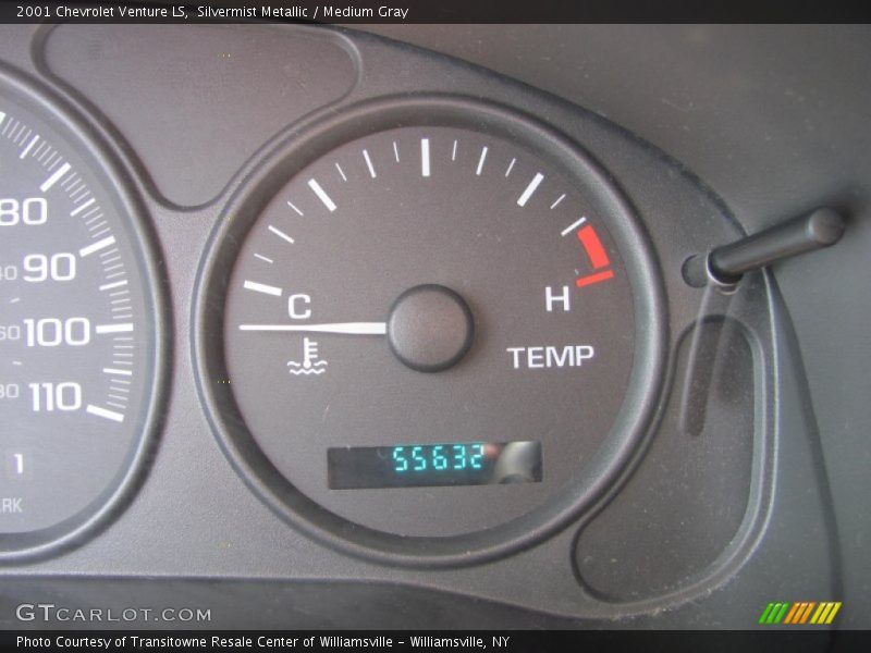Silvermist Metallic / Medium Gray 2001 Chevrolet Venture LS