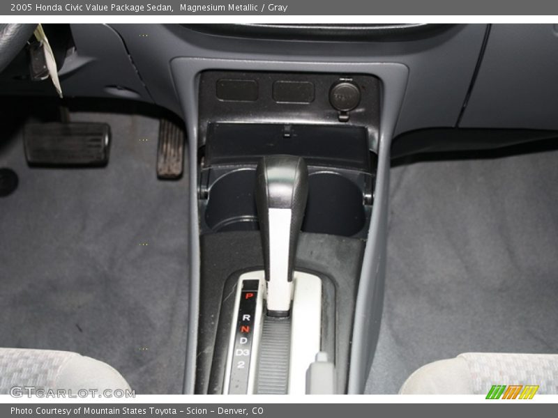 Magnesium Metallic / Gray 2005 Honda Civic Value Package Sedan
