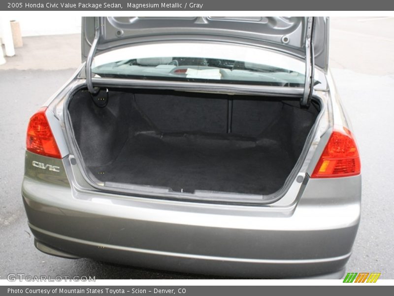 Magnesium Metallic / Gray 2005 Honda Civic Value Package Sedan