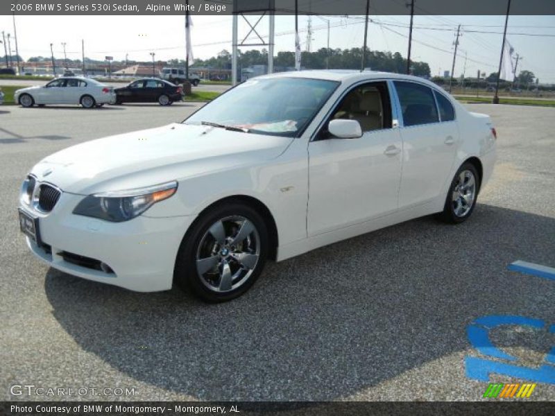 Alpine White / Beige 2006 BMW 5 Series 530i Sedan