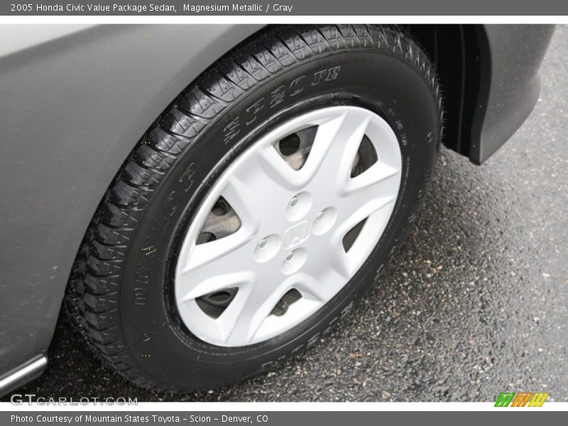 Magnesium Metallic / Gray 2005 Honda Civic Value Package Sedan