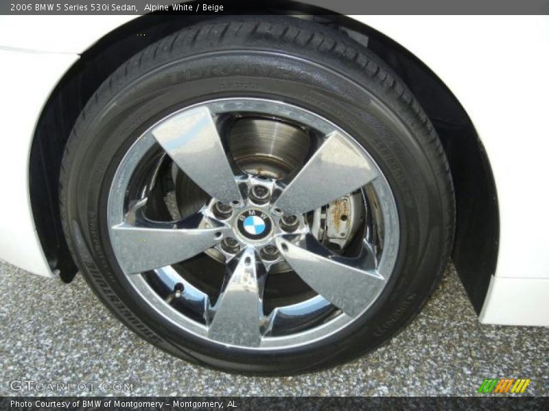 Alpine White / Beige 2006 BMW 5 Series 530i Sedan