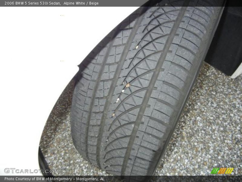 Alpine White / Beige 2006 BMW 5 Series 530i Sedan