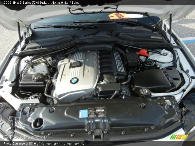 Alpine White / Beige 2006 BMW 5 Series 530i Sedan