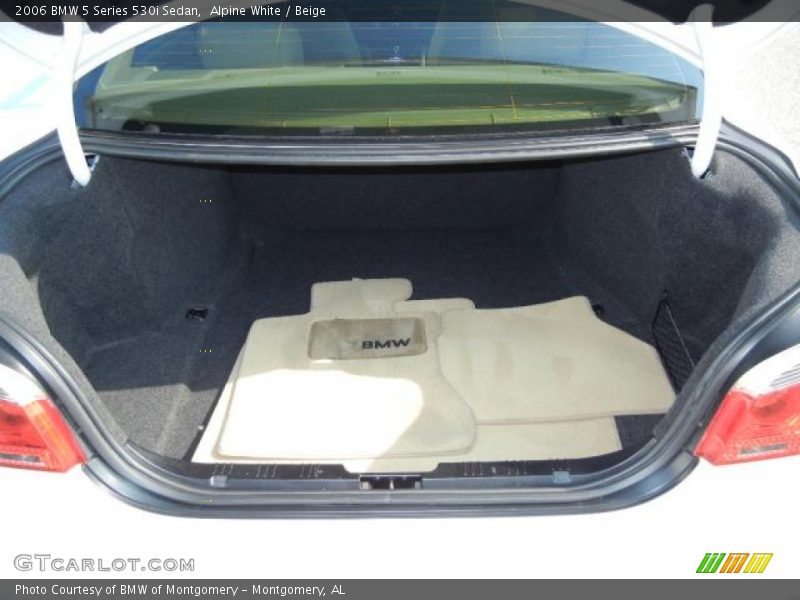 Alpine White / Beige 2006 BMW 5 Series 530i Sedan
