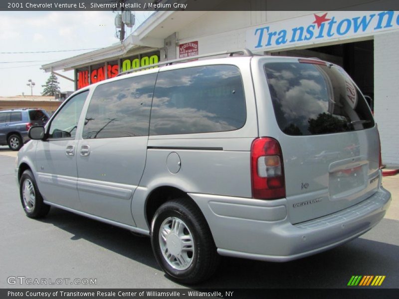 Silvermist Metallic / Medium Gray 2001 Chevrolet Venture LS