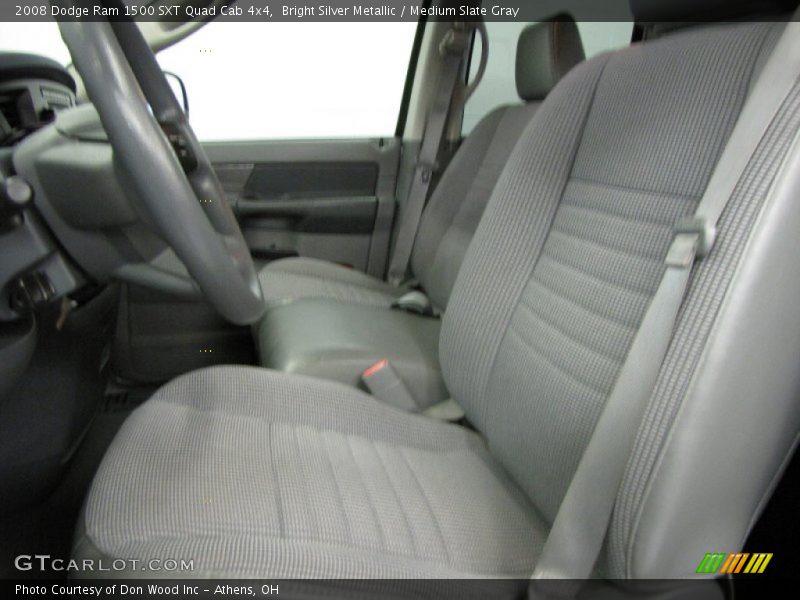 Bright Silver Metallic / Medium Slate Gray 2008 Dodge Ram 1500 SXT Quad Cab 4x4