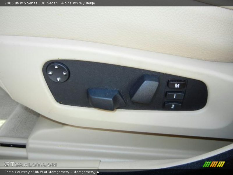 Alpine White / Beige 2006 BMW 5 Series 530i Sedan