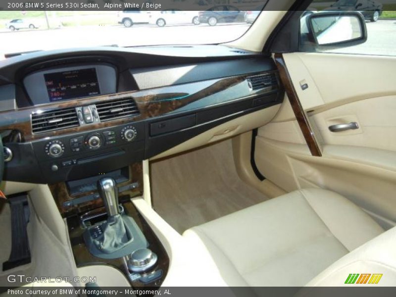 Alpine White / Beige 2006 BMW 5 Series 530i Sedan