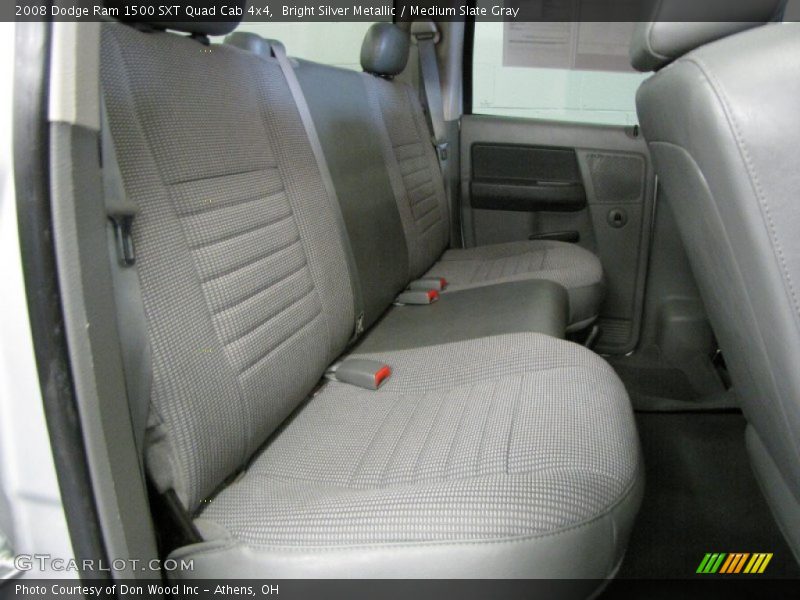 Bright Silver Metallic / Medium Slate Gray 2008 Dodge Ram 1500 SXT Quad Cab 4x4