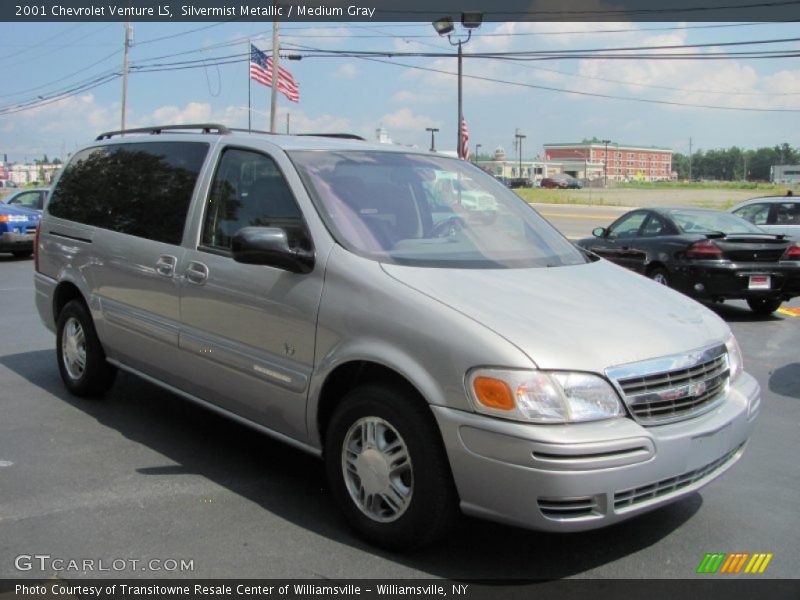Silvermist Metallic / Medium Gray 2001 Chevrolet Venture LS