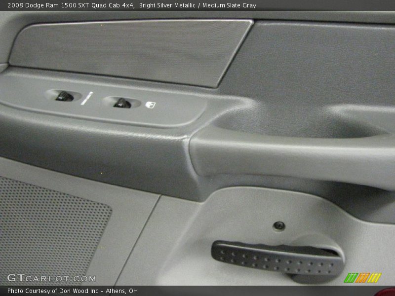 Bright Silver Metallic / Medium Slate Gray 2008 Dodge Ram 1500 SXT Quad Cab 4x4