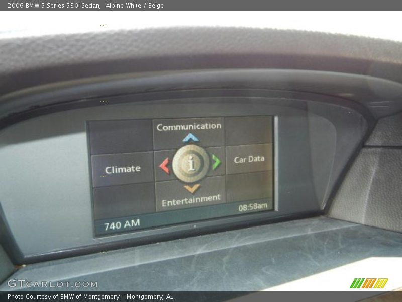 Alpine White / Beige 2006 BMW 5 Series 530i Sedan