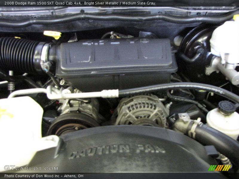 Bright Silver Metallic / Medium Slate Gray 2008 Dodge Ram 1500 SXT Quad Cab 4x4