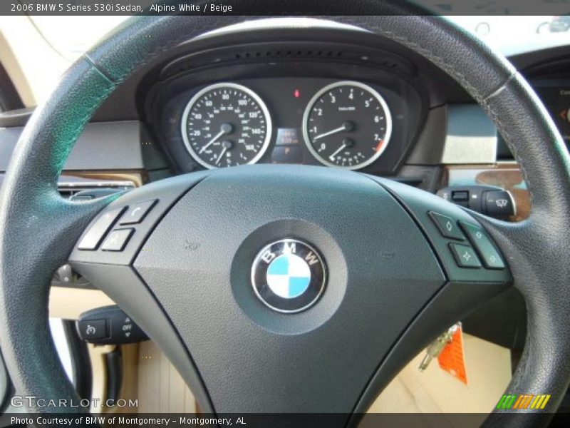 Alpine White / Beige 2006 BMW 5 Series 530i Sedan