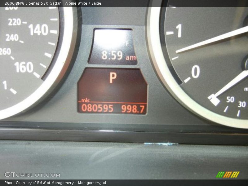 Alpine White / Beige 2006 BMW 5 Series 530i Sedan