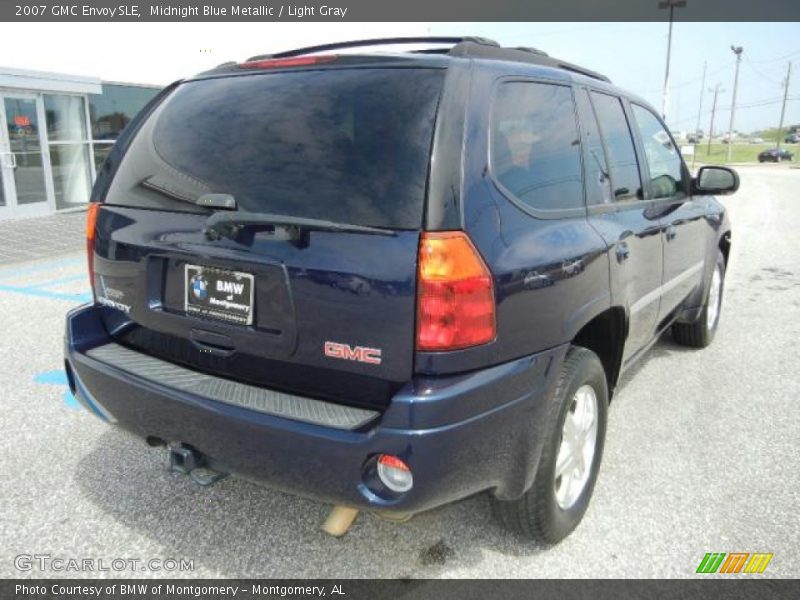Midnight Blue Metallic / Light Gray 2007 GMC Envoy SLE