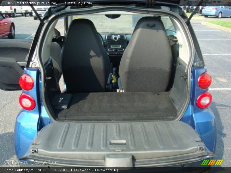 Blue Metallic / Gray 2009 Smart fortwo pure coupe