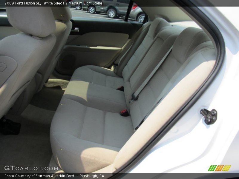White Suede / Medium Light Stone 2009 Ford Fusion SE