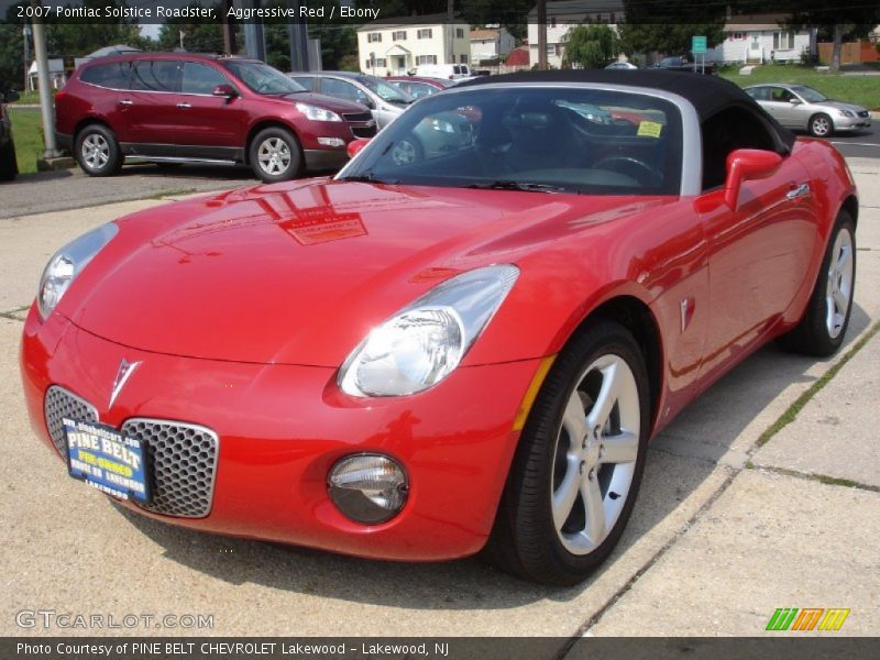 Aggressive Red / Ebony 2007 Pontiac Solstice Roadster