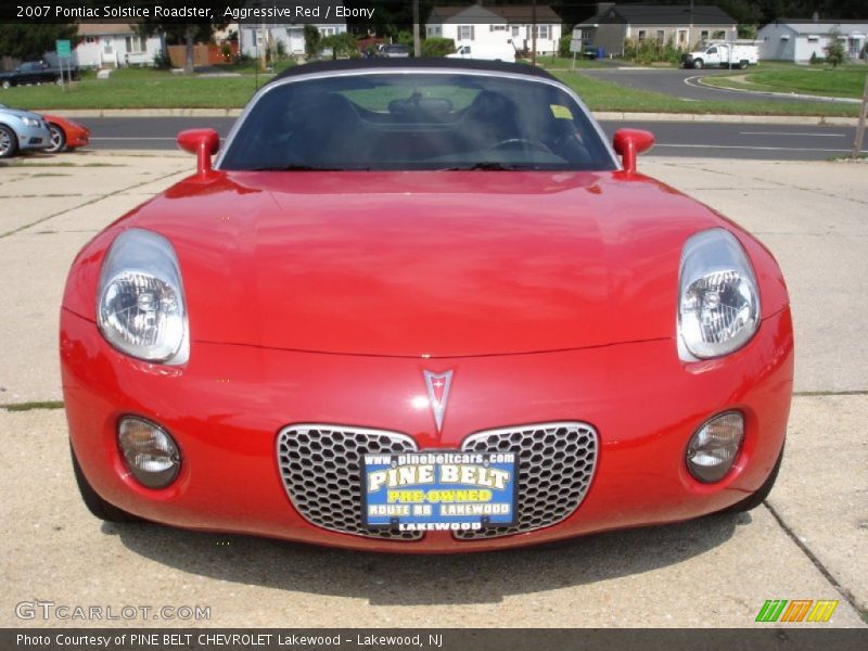 Aggressive Red / Ebony 2007 Pontiac Solstice Roadster