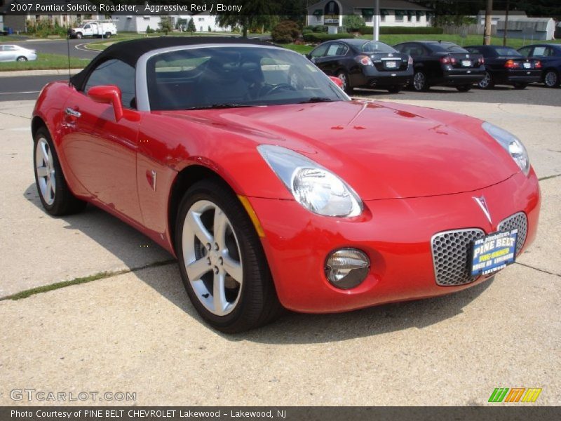 Aggressive Red / Ebony 2007 Pontiac Solstice Roadster