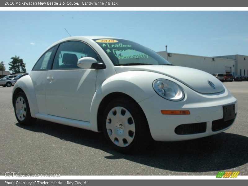 Candy White / Black 2010 Volkswagen New Beetle 2.5 Coupe