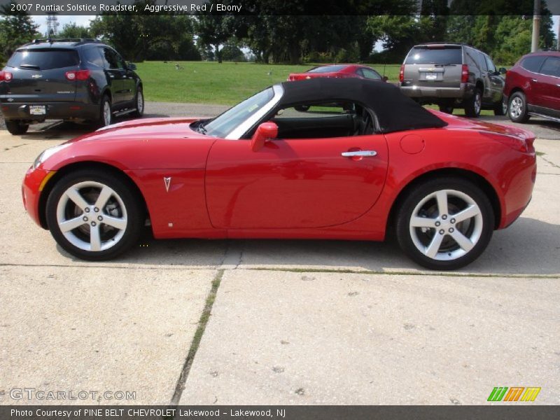 Aggressive Red / Ebony 2007 Pontiac Solstice Roadster