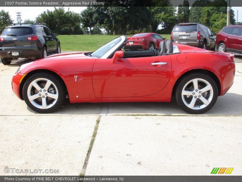 Aggressive Red / Ebony 2007 Pontiac Solstice Roadster