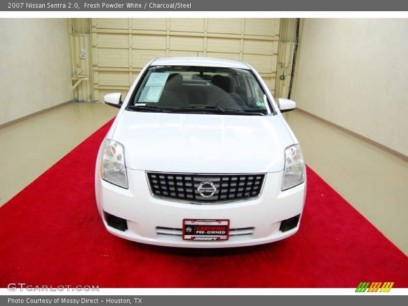 Fresh Powder White / Charcoal/Steel 2007 Nissan Sentra 2.0