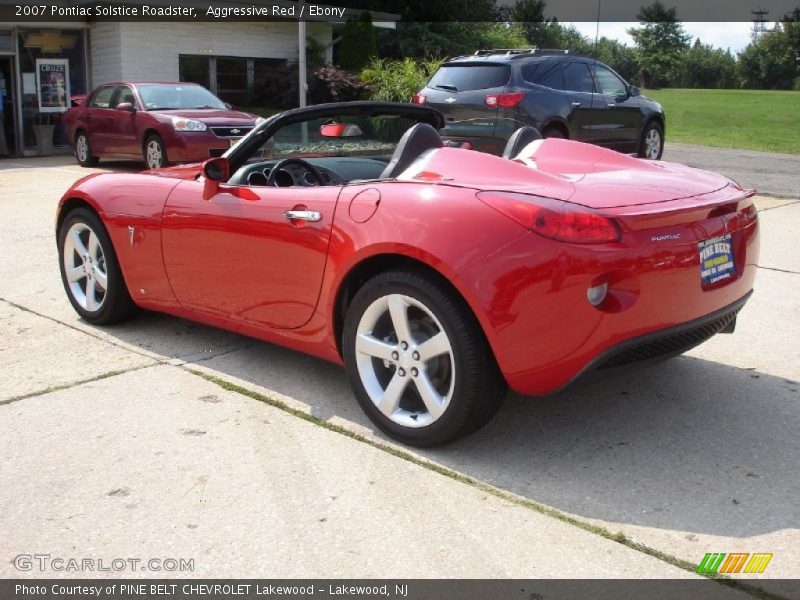 Aggressive Red / Ebony 2007 Pontiac Solstice Roadster