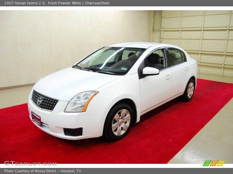 Fresh Powder White / Charcoal/Steel 2007 Nissan Sentra 2.0
