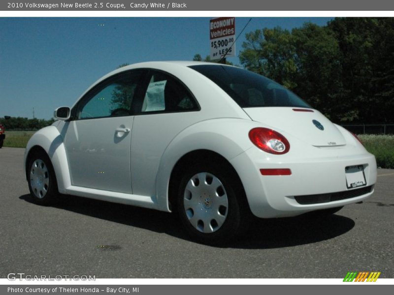 Candy White / Black 2010 Volkswagen New Beetle 2.5 Coupe