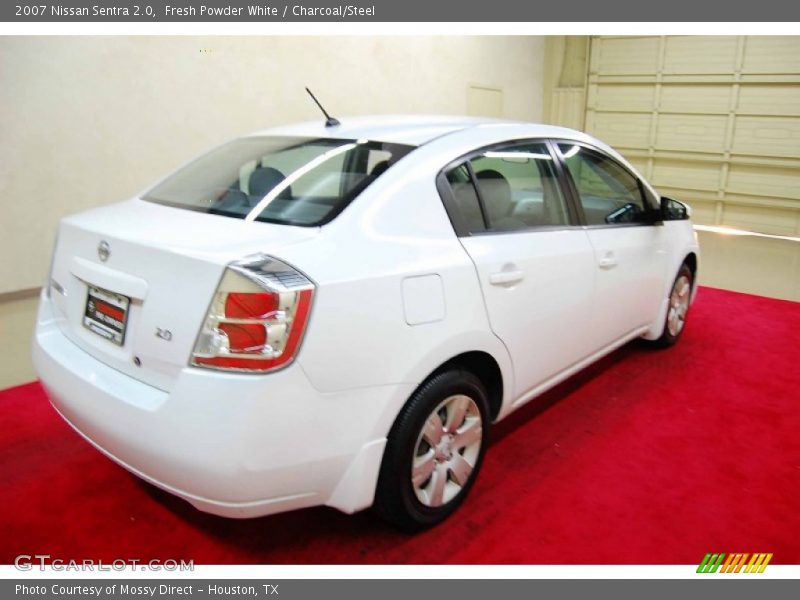 Fresh Powder White / Charcoal/Steel 2007 Nissan Sentra 2.0