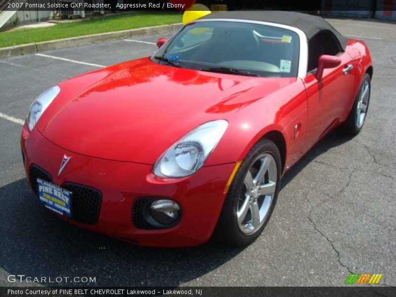 Aggressive Red / Ebony 2007 Pontiac Solstice GXP Roadster