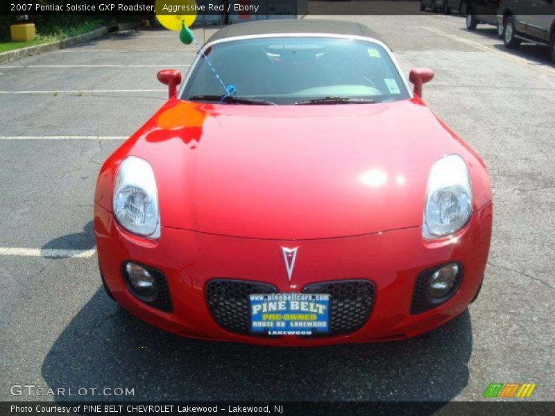 Aggressive Red / Ebony 2007 Pontiac Solstice GXP Roadster
