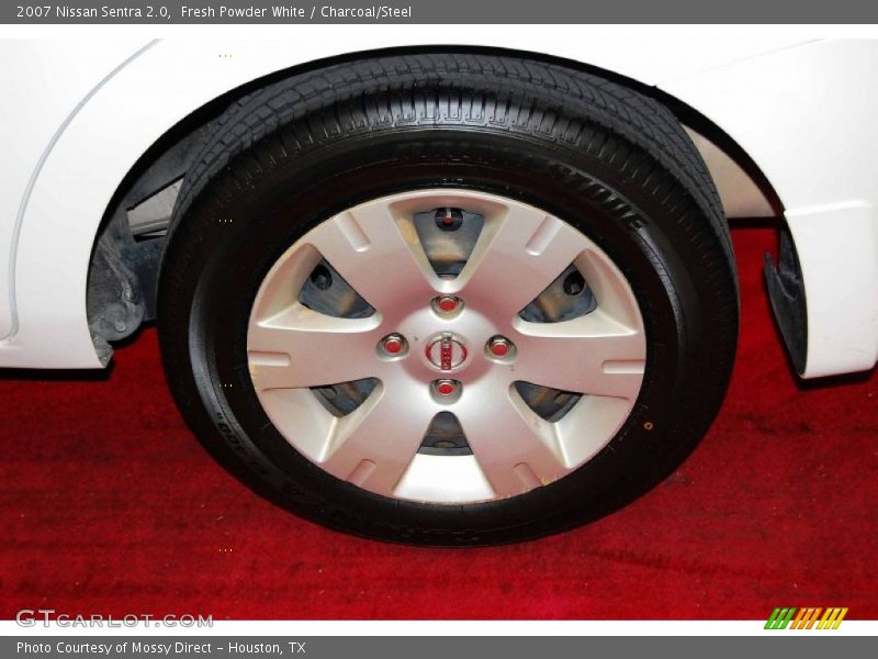 Fresh Powder White / Charcoal/Steel 2007 Nissan Sentra 2.0