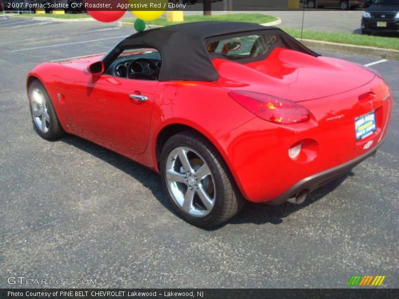 Aggressive Red / Ebony 2007 Pontiac Solstice GXP Roadster