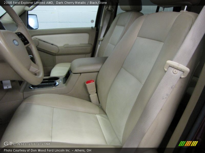  2008 Explorer Limited AWD Black/Stone Interior