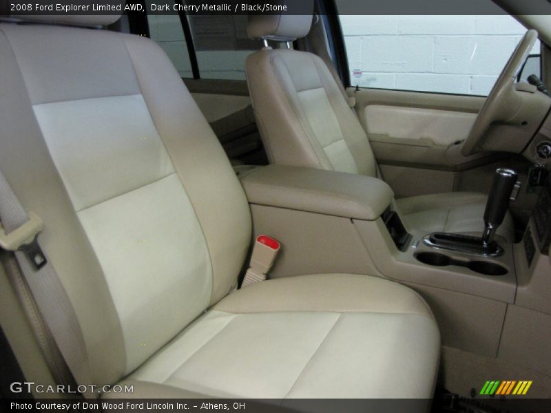  2008 Explorer Limited AWD Black/Stone Interior