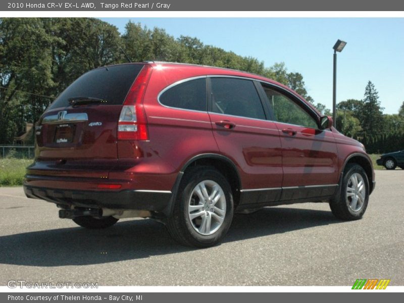 Tango Red Pearl / Gray 2010 Honda CR-V EX-L AWD