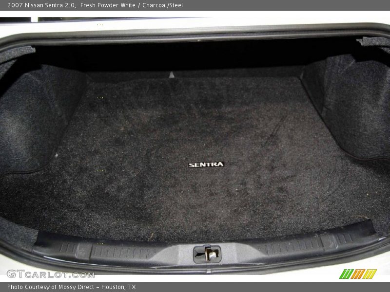 Fresh Powder White / Charcoal/Steel 2007 Nissan Sentra 2.0