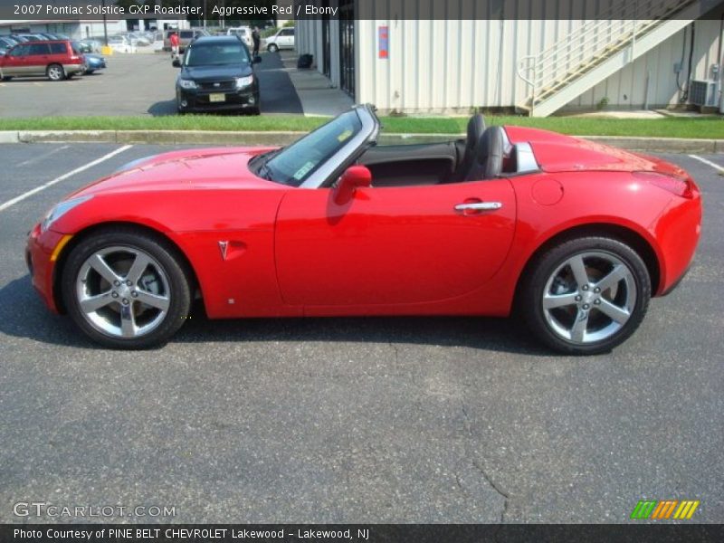 Aggressive Red / Ebony 2007 Pontiac Solstice GXP Roadster