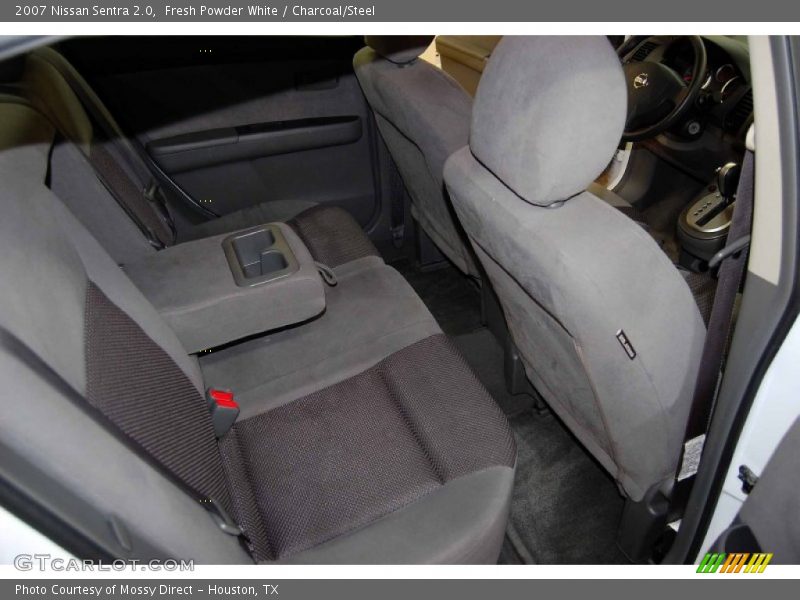 Fresh Powder White / Charcoal/Steel 2007 Nissan Sentra 2.0