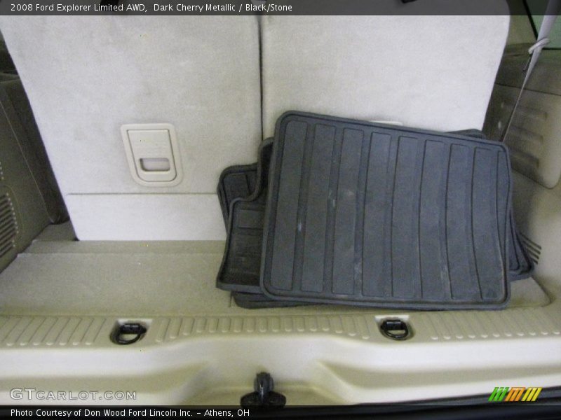 Dark Cherry Metallic / Black/Stone 2008 Ford Explorer Limited AWD