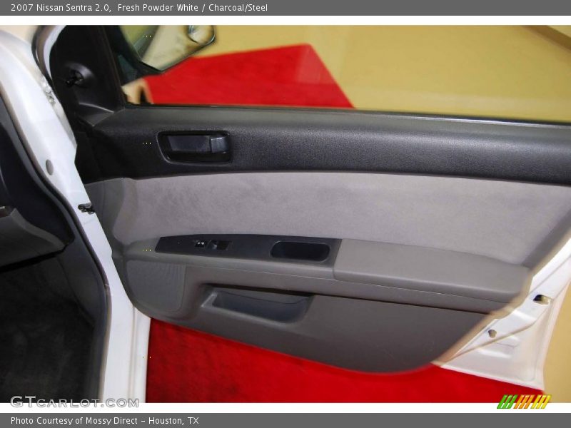 Fresh Powder White / Charcoal/Steel 2007 Nissan Sentra 2.0