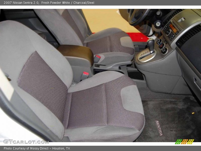 Fresh Powder White / Charcoal/Steel 2007 Nissan Sentra 2.0