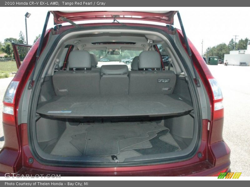 Tango Red Pearl / Gray 2010 Honda CR-V EX-L AWD