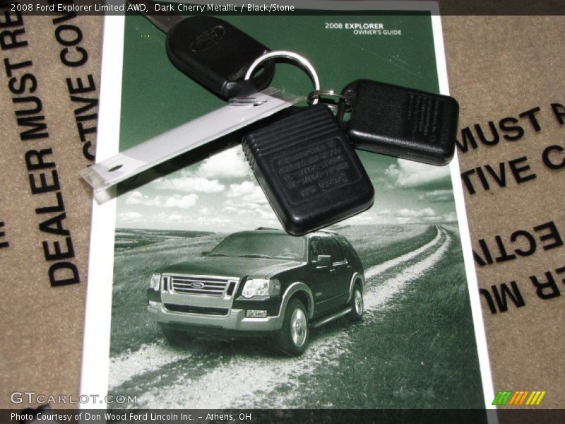 Keys of 2008 Explorer Limited AWD