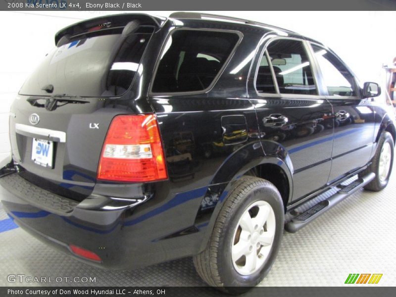 Ebony Black / Black 2008 Kia Sorento LX 4x4